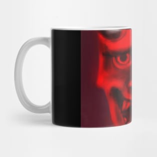 Japanese demon mask Mug